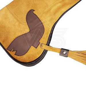 Gants en cuir Falcon sur mesure, haute qualité, tissu imperméable et durable, doigts flexibles, prise confortable, ajustement sécurisé du poignet - Product Image 6