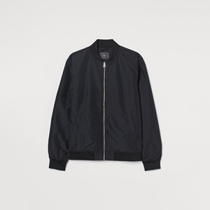 Chaqueta Bomber de Invierno, Diseño con Capucha, Cierre de Cremallera, Tejido de Lona con Patrón Sólido, Transpirable, Ecológica, con Protección Anti-UV - Product Image 4