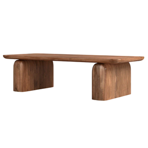 New Modern Solid Mango Wooden <b>Rounded</b> Edges Top <b>Folding</b> Legs Handmade Durable Eco-Friendly Portable Luxury Style Coffee <b>Table</b> - Product Image 1