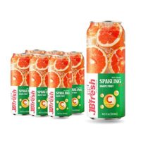 Eau gazeuse aromatisée au cola avec carbonation 500ML en conserve Fabricant OEM ODM Marque privée Échantillon gratuit Boissons gazeuses aux fruits