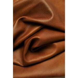 Feuilles de cuir de buffle véritable en gros – Fournitures en vrac de cuir véritable fini, couleur noire, grain de cuir pur, utilisations multiples - Product Image 5