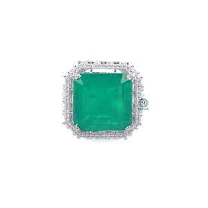 Tisha CZ Designer Ring-Trendy 18K Gold Plated Water Drop Zircon Inlay Fashion Band - Product Image 5