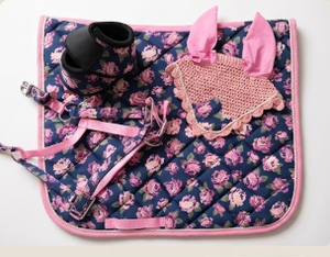 Ensemble de tapis de selle à imprimé floral de qualité supérieure, produits équestres en provenance de l'Uttar Pradesh - Product Image 3