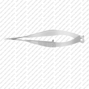 Ciseaux de Capsulotomie Vannas 8 cm Droits 5 Pouces Lame Fine Instrument de Précision Ophtalmique en Acier Inoxydable CE - Product Image 4