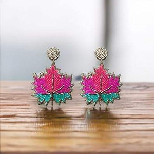 Boucles d'oreilles perlées en gros, dernières créations de bijoux faits à la main, haute qualité, approvisionnement Inde - Product Image 2