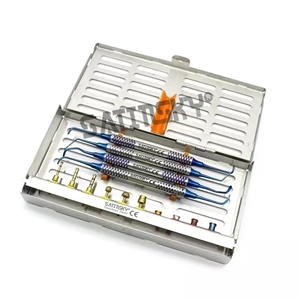 El juego de instrumentos quirúrgicos de implante Dental Manual de 8 piezas incluye un calibrador de medición ósea, hemostáticos fórceps, implante de elevación sinusal - Product Image 6