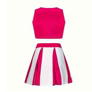 ชุดยูนิฟอร์มเชียร์ลีดเดอร์สำหรับผู้ใหญ่และเด็กผู้หญิง ออกแบบใหม่ตามสั่ง OEM คุณภาพดีที่สุด โพลีเอสเตอร์ 100% สไตล์ล่าสุด ไซส์เยาวชน โลโก้สั่งทำได้ - Product Image 2