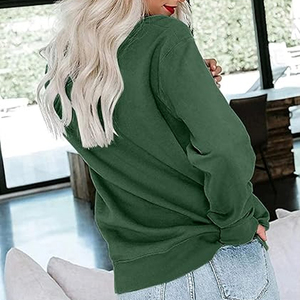 Sweat-shirt respirant de qualité supérieure pour femme, personnalisable, style streetwear, col montant, col roulé, vente chaude - Product Image 3