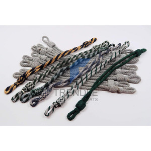 Trendle Sports Gray Double <b>Braided</b> Eco-Friendly Drawcord 16 Strand Polyester Garment Cords High Tenacity Luxury Cap - Product Image 3
