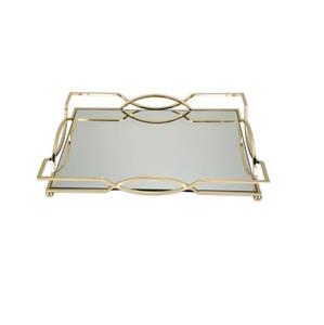 Set of 4 Catering Equipment Serving Delicious Food and Dessert Wooden Serving Tray With Bone Inlay Finishing Tray Classic Style - Product Image 2