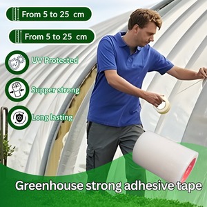 Ruban adhésif de réparation en polyéthylène de qualité standard 20 cm pour tunnels et serres en plastique - Product Image 4