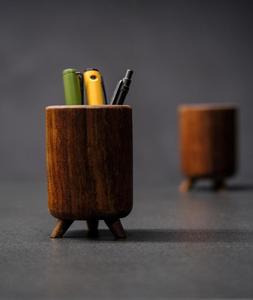 Portalápices de Madera de Haya Personalizado, Organizador de Escritorio para Lápices y Bolígrafos, Suministros de Oficina - Product Image 2