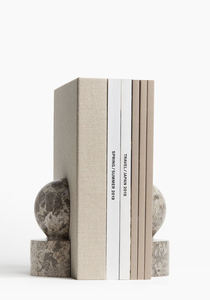 Sujetalibros Modernos de Mármol con Forma de Arco, Juego de Soportes Decorativos para Libros, para Estantería, Oficina, Sala de Estar, Mesa, Organizador de Decoración para el Hogar, Minimalista - Product Image 4