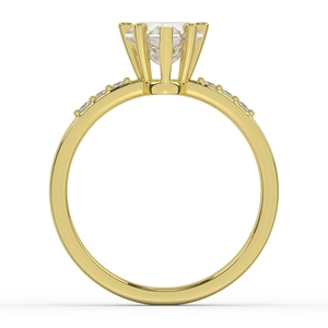 Anillo de Plata S925 con Diamante Moissanite Corte Corazón, Línea Recta Clásica, Regalo Especial de Aniversario para Mujer - Product Image 6
