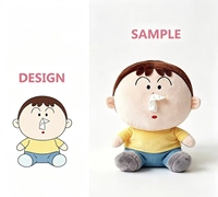Halloween Crayon Shin Chan Bo-chan Kotak Tisu Mewah Poliester Anime Tempat Gantung Dekorasi Rumah Mobil Ha-land Fan Hadiah Liburan Lucu