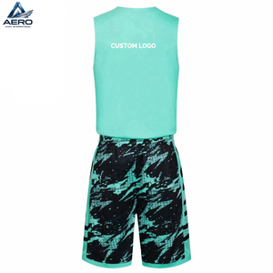 Uniforme de Baloncesto Personalizado de Primera Calidad, Nuevo, Cuello en V, Sin Mangas, con Pantalones Cortos Estampados, para Equipos Deportivos - Product Image 6