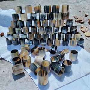 Anillos para Servilletas Hechos a Mano con Cuerno de Búfalo y Buey, Acabado de Alto Brillo, a Precio Económico - Product Image 4