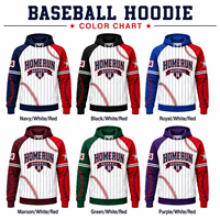 Sweat à capuche de baseball unisexe, imprimé par sublimation, respirant, vêtements de sport UPF 50, design à motifs orange, noir et blanc pour adultes
