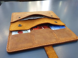 Cartera larga para mujer con logotipo personalizado y tarjetero de piel auténtica con bloqueo Rfid, cartera delgada para mujer, venta al por mayor, - Product Image 5