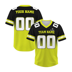 Maillot de rugby respirant en sublimation, personnalisable avec nom et numéro d'équipe, maillot de football américain, uniforme de football américain - Product Image 3
