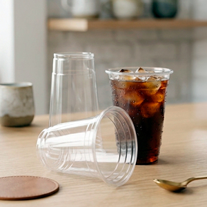 Clear PET <b>Plastic</b> <b>Cups</b> With Lids Factory Wholesale PP Disposable 16 24 oz PP/PET <b>Plastic</b> <b>Cup</b> Ice Coffee - Product Image 3