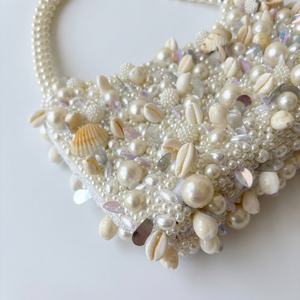 Handmade Embroidered Beaded <b>Sequined</b> Evening Clutch Bag Luxury Bridal Wedding Purse Ethically Sourced Party <b>Handbag</b> - Product Image 1