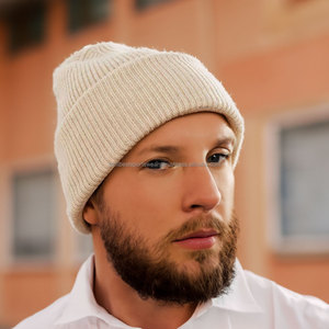 Gorro Unisex de Jacquard a Cuadros con Pedrería, 100% Acrílico, Tejido por Computadora, para Invierno, Casual, para Adultos, 56-58CM, Servicio OEM - Product Image 6