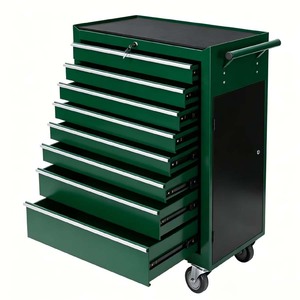 Garage Workshop Heavy Duty Rolling <b>Tool</b> Chest Steel Storage <b>Cabinet</b> Mobile Workshop System Industrial Equipment <b>Tool</b> Chest - Product Image 1