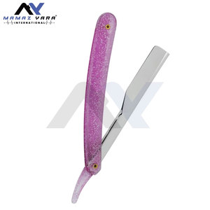 Navajas Manuales de Salón, Afeitadora Clásica de Barbero, Cuchilla Plegable para Afeitar Barba y Cabello, Navaja de Barbero con Bloqueo Deslizante para un Afeitado de Precisión - Product Image 3