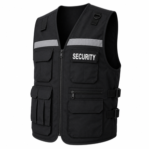 Gilet de sécurité personnalisé de haute qualité, haute visibilité, réfléchissant, multi-poches, couleur unie, unisexe, toutes saisons - Product Image 5