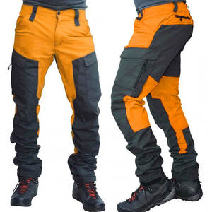 Pantalons cargo pour hommes fabriqués en tissu extensible pour une liberté de mouvement et une flexibilité faciles. Pantalons cargo polyvalents pour hommes. - Product Image 2