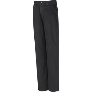 กางเกงยีนส์ทรงบูทคัทผู้ชายรุ่น PD60BW-44-37U สีดำฟอก ทรงเอวสูง ทรงหลวม แต่งเพชร สีสันสำหรับฤดูใบไม้ร่วง/ฤดูหนาว - Product Image 1