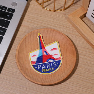Wholesale Custom Embroidered <b>Patches</b> Iron On Sew On Embroidery Badge Woven <b>Applique</b> Personalized <b>Patches</b> for Caps Clothing - Product Image 5