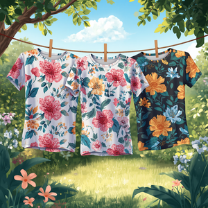 Camiseta de Mujer de Algodón y Spandex Estampada, Suave, Elástica, Informal, de Manga Corta, a la Moda, Cómoda, Ajustada, con Diseño Personalizado OEM - Product Image 4