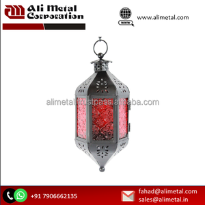 โคมไฟเหล็กแขวนขนาดเล็กสำหรับตกแต่งบ้านที่ทำด้วยมือเป็นมิตรกับสิ่งแวดล้อมสำหรับใช้ในร่ม/กลางแจ้งปรับขนาดและสีได้ตามต้องการ - Product Image 3