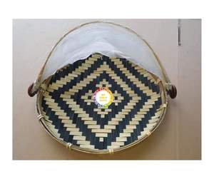 ฝาครอบอาหารลายไม้ไผ่สาน2025ดีไซน์ใหม่มีหลายขนาด/ดีไซน์ไม้ไผ่ชนะรางวัล: เต็นท์อาหารตาข่ายส่งออกจากเวียดนาม - Product Image 6