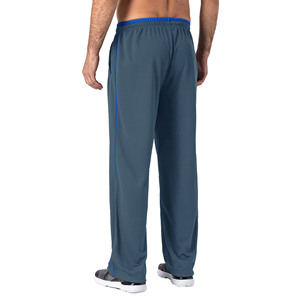 Men's Navy Blue Sweatpants Elastic Waist <b>Drawstring</b> Side Pockets Lightweight Breathable Casual Summer Wear - Product Image 5