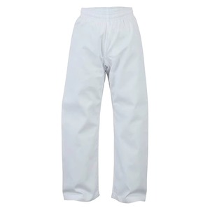 Uniforme de karaté blanc pour enfants, 100% coton, durable, coupe classique, ceinture orange, vêtements d'arts martiaux pour enfants, en stock - Product Image 2