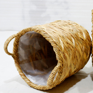 Macetas grandes ecológicas para exteriores con asa, cestas de cuerda de algas marinas hechas a mano duraderas para venta al por mayor - Product Image 3