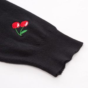 Cárdigan Urbano Transpirable con Cuello en V y Bordado para Hombre, Suéter de Punto a Rayas Estilo Universitario Oversize, Chaqueta Cárdigan con Botones 2026 - Product Image 4