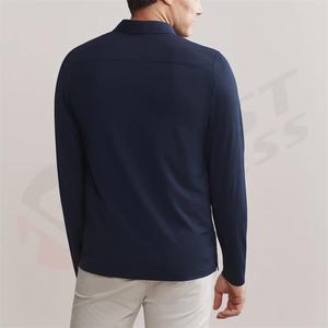 เสื้อโปโลผู้ชายทรงปกติแฟชั่นลำลอง  ลายนูน 3 มิติ ผ้าฝ้ายถัก 100% แบรนด์เนม น้ำหนัก 280 กรัม - Product Image 2