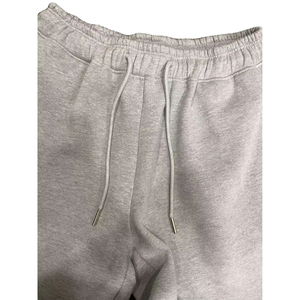 กางเกงขาสั้นลำลองสำหรับออกกำลังกาย ผ้าฝ้ายฟลีซ 100% หนัก 400 กรัม แบบสั่งทำพิเศษ ไซส์พลัสสำหรับผู้ชาย กางเกงขาสั้นแบบสวมใส่สบาย ลายเรียบ - Product Image 6