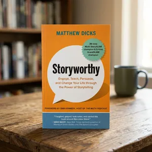 Storyworthy de Matthew Dicks, edición en papel. Cambia tu vida a través del poder del contado de historias. - Product Image 3