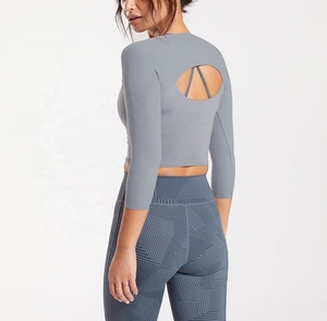 Camisetas sin mangas para mujer, de alta elasticidad, secado rápido, transpirables, de spandex/algodón, para fitness, yoga, entrenamiento, correr, ejercicio, cuello redondo, corte ajustado - Product Image 1