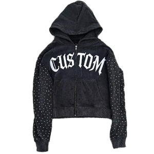 Custom Logo 100% Cotton Winter Hoodie Manufacturer Offering <b>Personalized</b> Embroidery Printed Fleece Streetwear Wholesale - Product Image 3