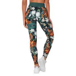 Nouveau Style personnalisé taille haute Leggings de gymnastique Sport Fitness Leggings dos V forme bout à bout femmes collants Yoga Leggings - Product Image 4
