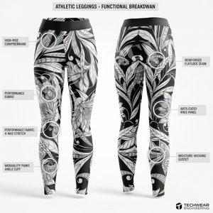 Custom Clothing Manufacturer Running Jogging Streetwear Custom Printed Leggings Custom Logo Design Whole Workout Leggings Pants - Product Image 2
