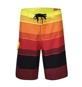 Shorts de bain mi-taille 2026 en gros avec poches, écologiques, pour la plage, longueur genou, séchage rapide, sublimés, pour la pêche - Product Image 6