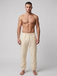 Men's Premium Fleece Jogger Pants Elastic Waist Comfortable Sports <b>Trousers</b> for Gym Workout and Daily Wear - Product Image 5