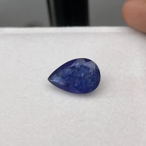 แทนซาไนต์ธรรมชาติ 7.50 กะรัต รูปทรงลูกแพร์ คุณภาพเกรด AAA พร้อมความเงางามระดับ AAA สีสวยงาม เหมาะสำหรับทำเครื่องประดับทุกชนิด ในราคาประหยัด - Product Image 4